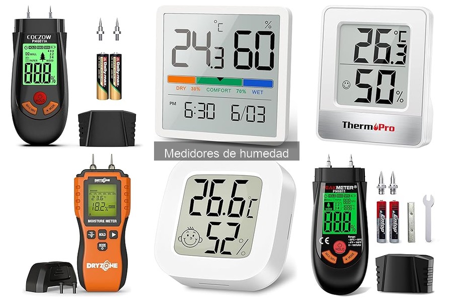 Mejores medidores de humedad para el hogar: comparativa 2023