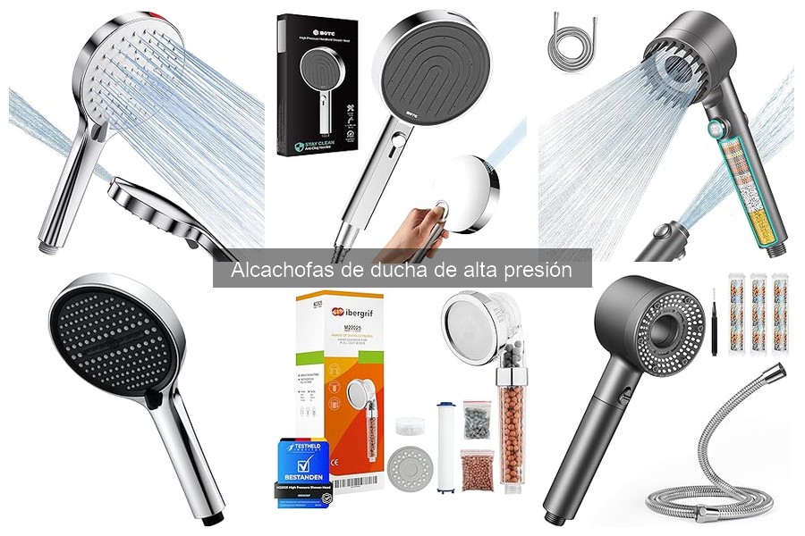 Mejores Ofertas y Precios de Alcachofas de Ducha Alta Presión