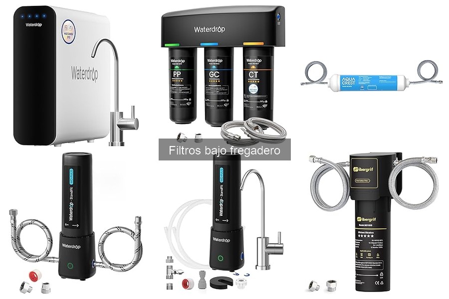 Mejores precios de filtros bajo fregadero y dónde comprarlos