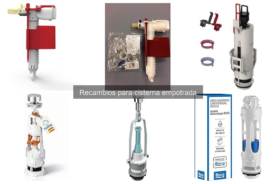 Mejores recambios para cisternas empotradas según usuarios