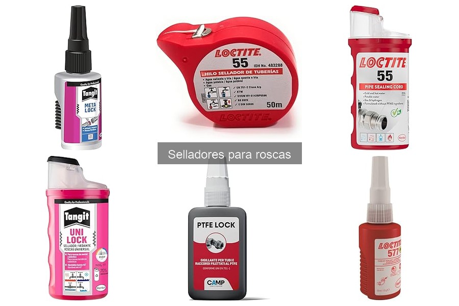 ** Mejores selladores para roscas en fontanería: comparativa