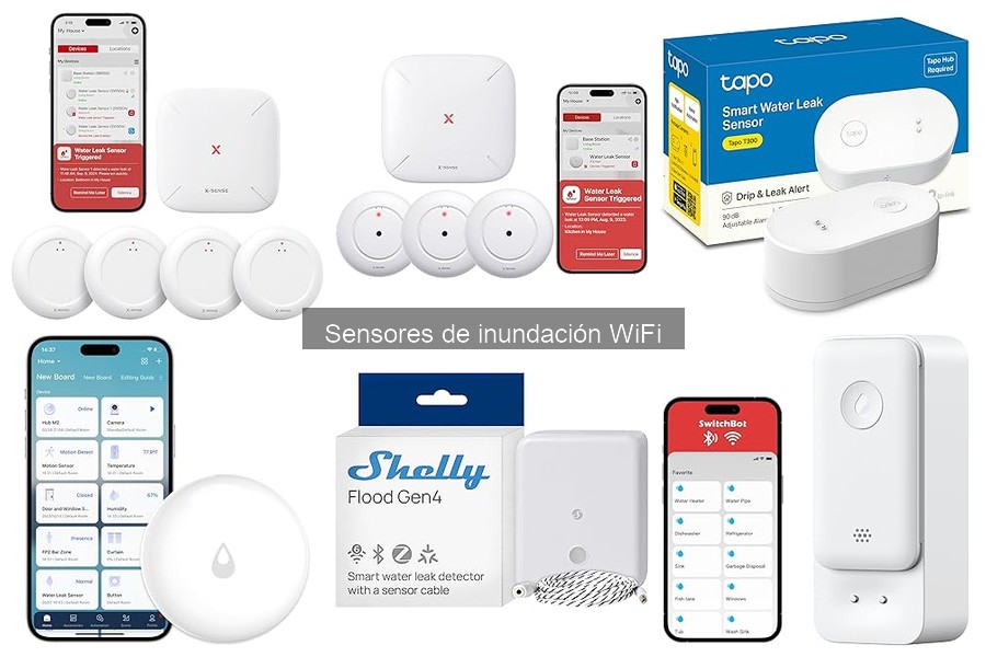 Mejores sensores de inundación WiFi para casas pequeñas