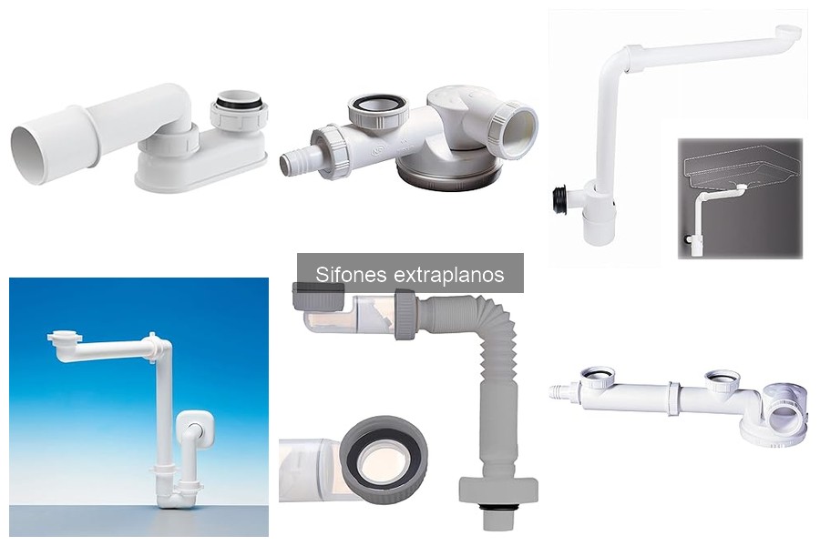Mejores sifones extraplanos para baños pequeños: Comparativa
