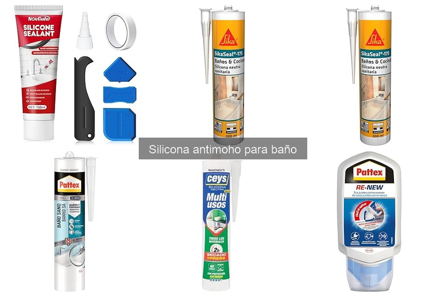 Mejores técnicas de mantenimiento para silicona antimoho