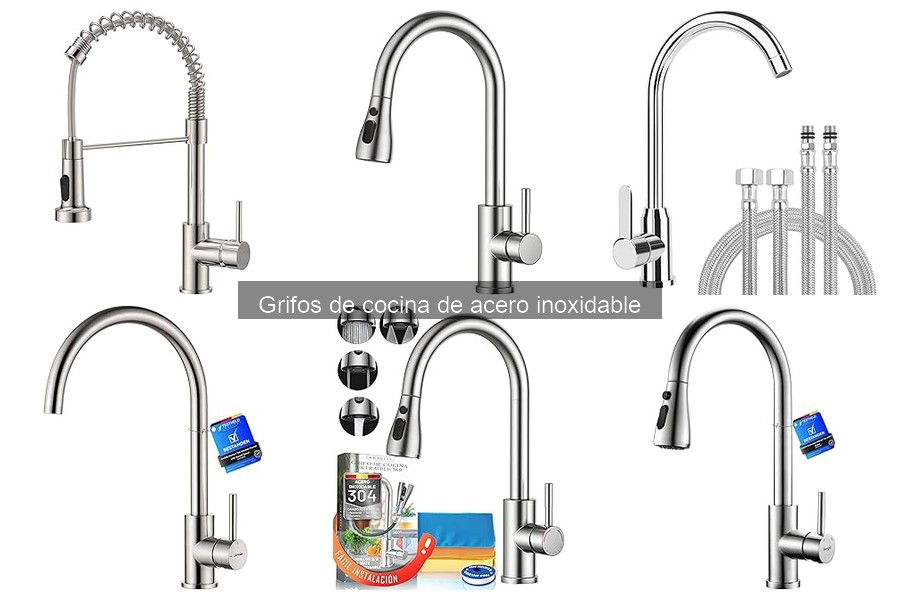 Ofertas en grifos de cocina de acero inoxidable para ahorrar