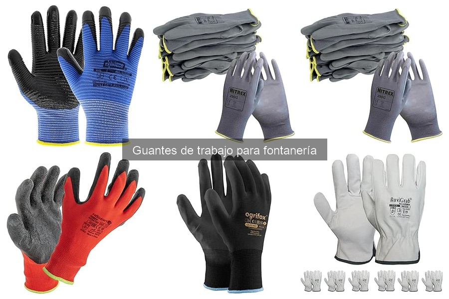 Ofertas en guantes de trabajo para fontanería: ahorra hoy