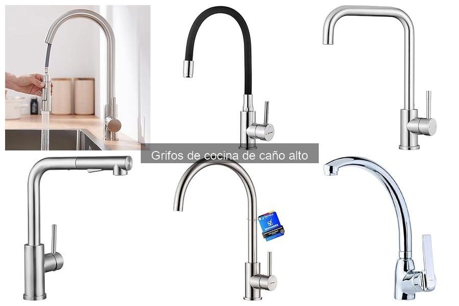Opiniones de usuarios sobre grifos de cocina de caño alto