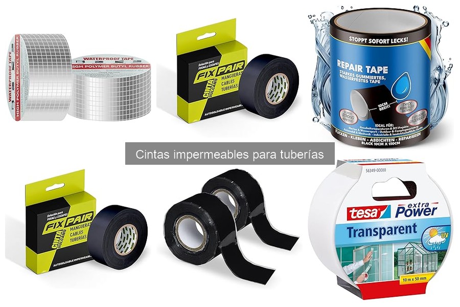 Opiniones sobre cintas impermeables para tuberías