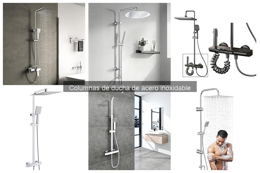 Opiniones sobre columnas de ducha de acero inoxidable