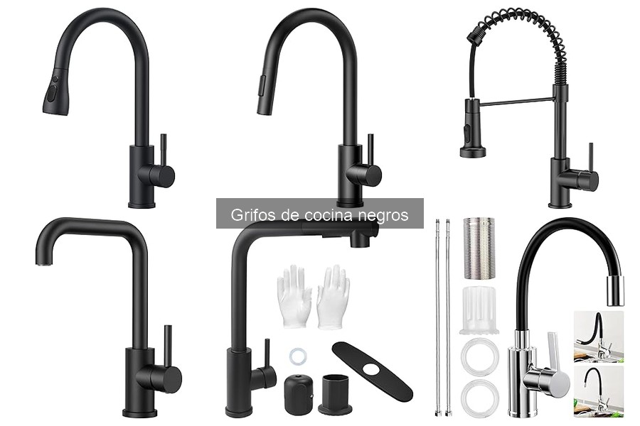 Opiniones sobre grifos de cocina negros: ¿vale la pena comprarlos?