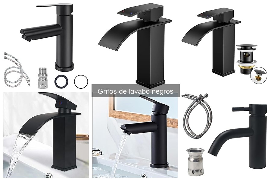 Precio promedio de grifos de lavabo negros: guía y ofertas