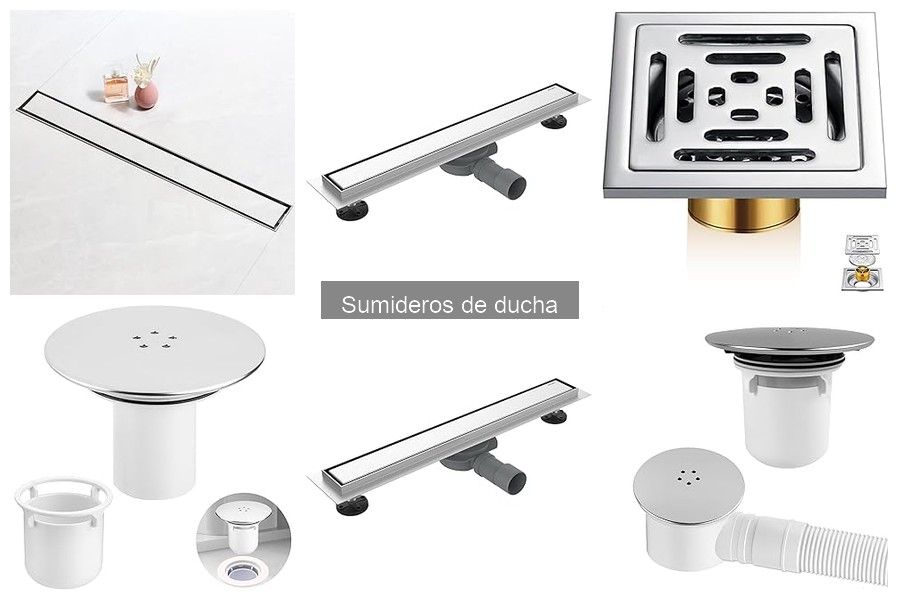 Precios y dónde comprar sumideros de ducha