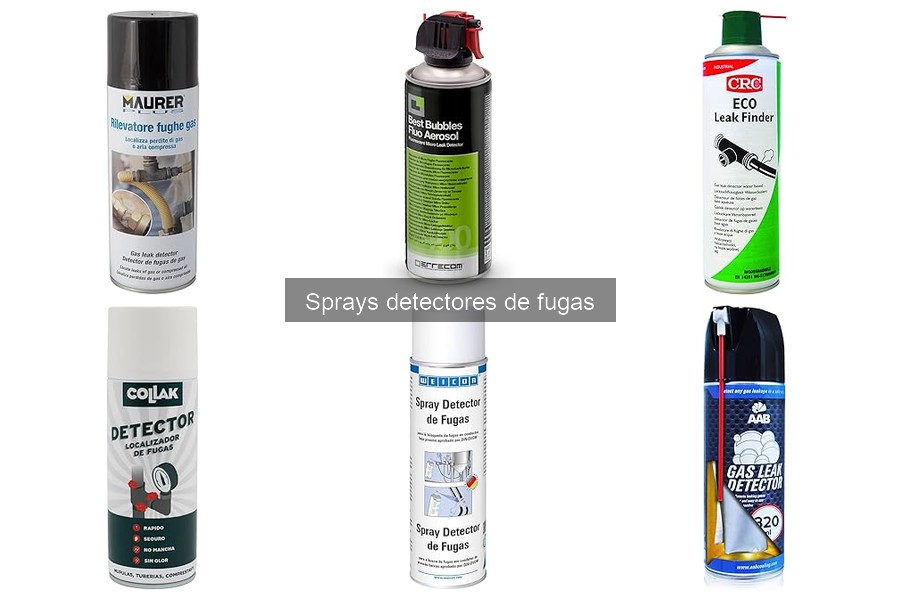 Problemas comunes al usar sprays detectores de fugas
