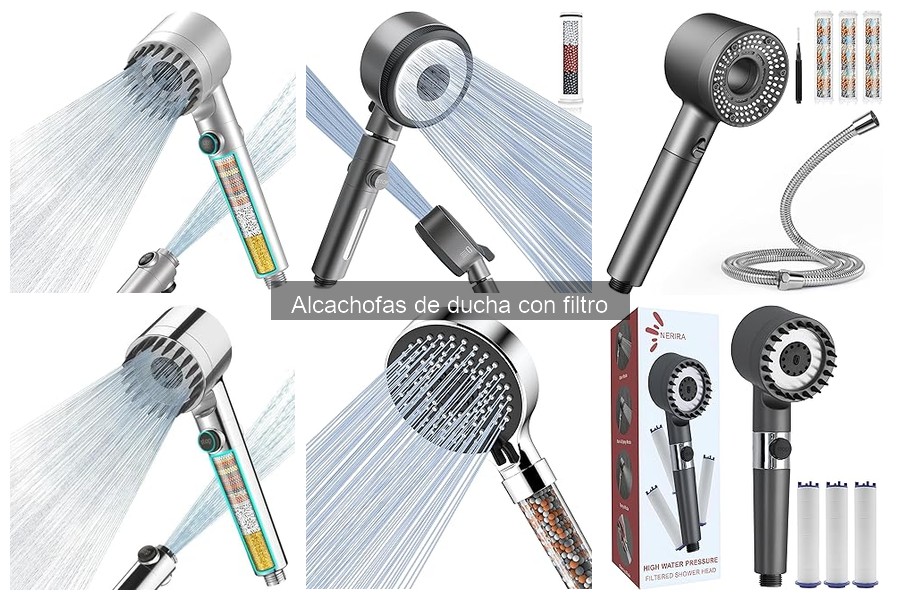 Problemas comunes con alcachofas de ducha con filtro