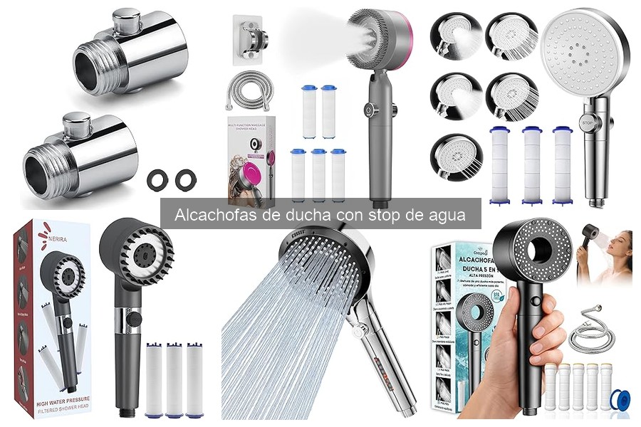 Problemas comunes con alcachofas de ducha con stop de agua