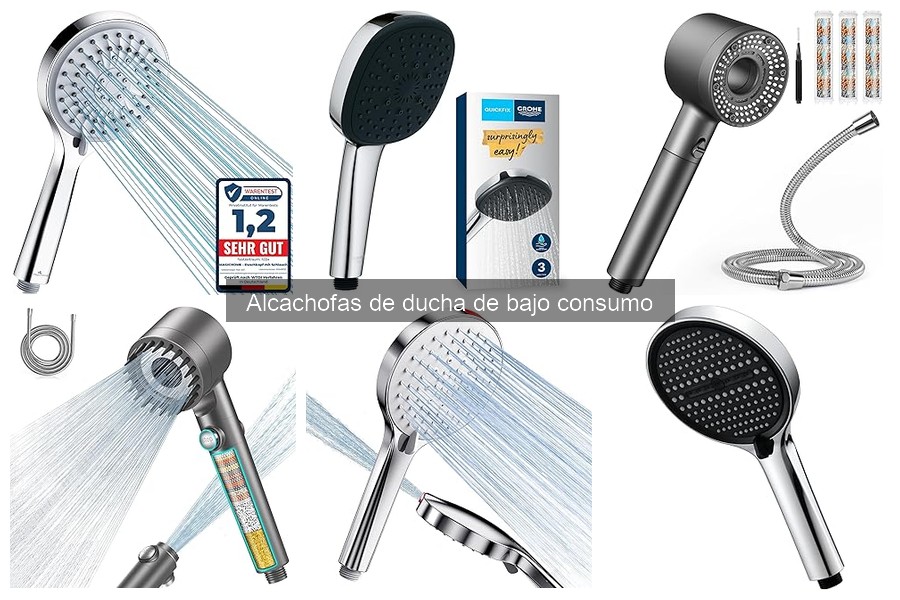 Problemas comunes con alcachofas de ducha de bajo consumo