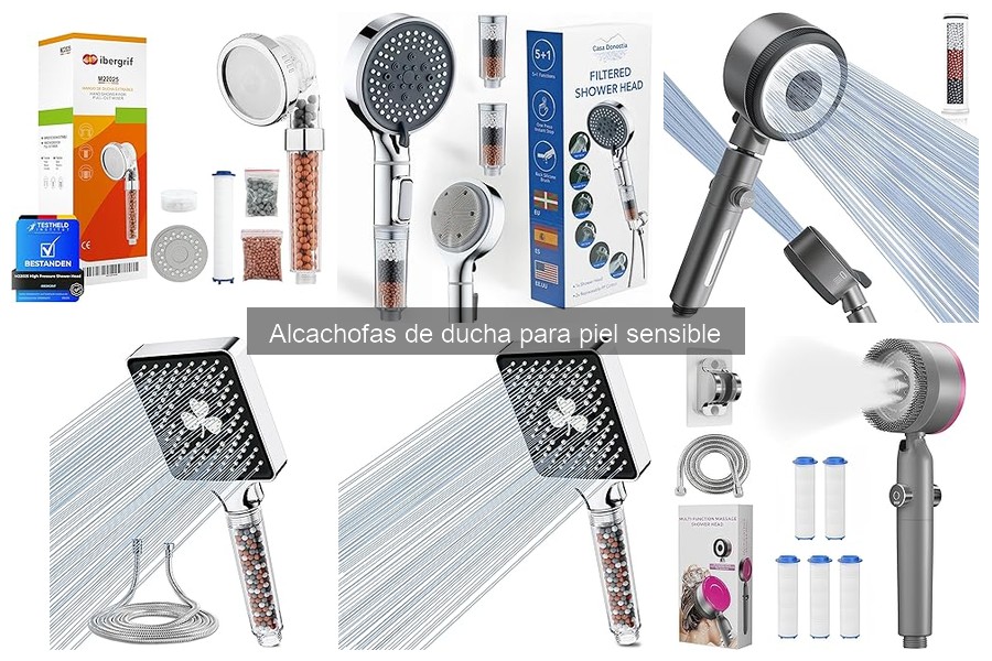 Problemas comunes con alcachofas de ducha para piel sensible