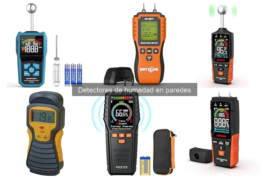 Problemas comunes con detectores de humedad en paredes