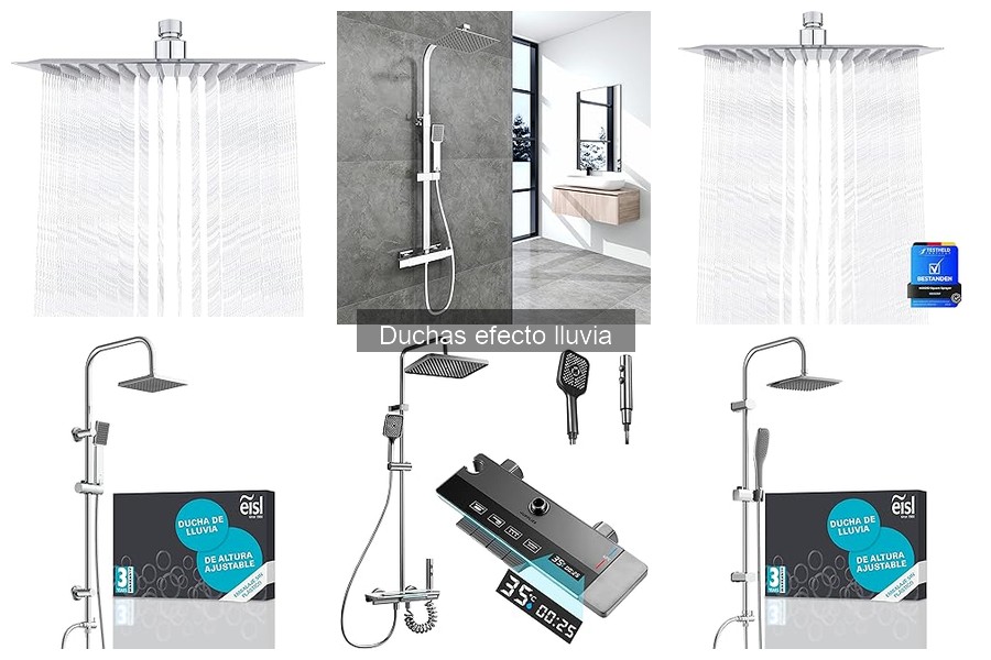 Problemas comunes con duchas efecto lluvia y soluciones