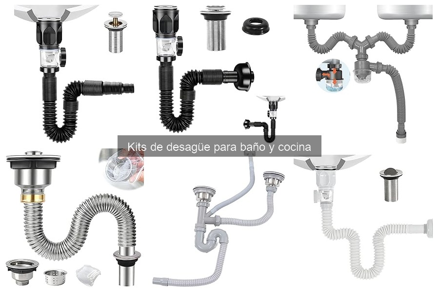 Problemas comunes con kits de desagüe y soluciones efectivas