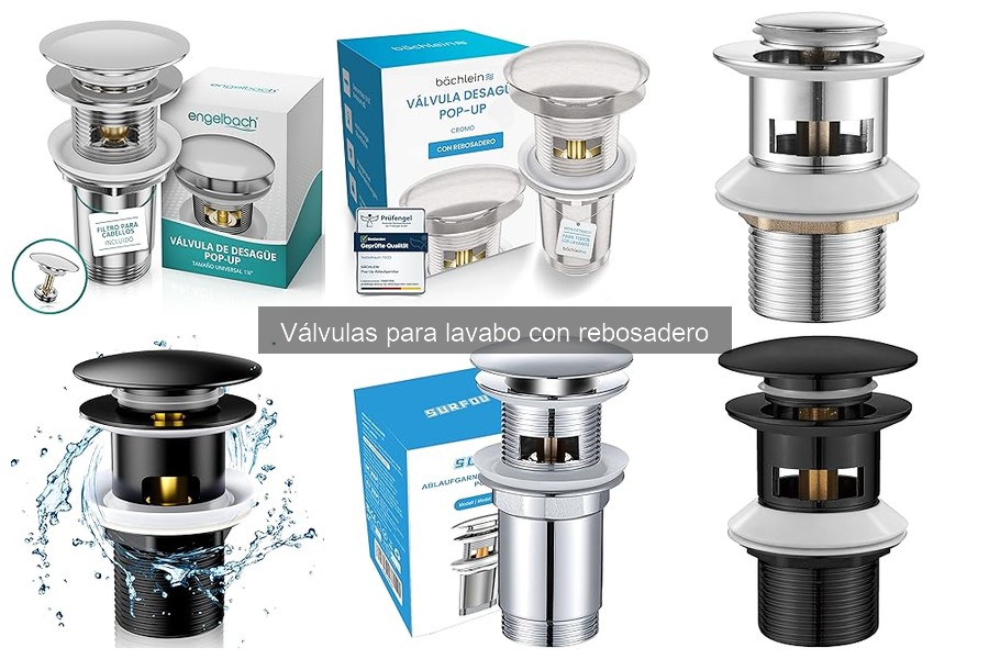 Problemas comunes con válvulas para lavabo con rebosadero