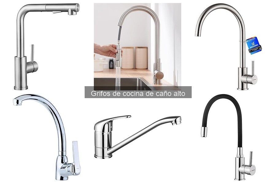 Problemas comunes y soluciones para grifos de cocina de caño alto