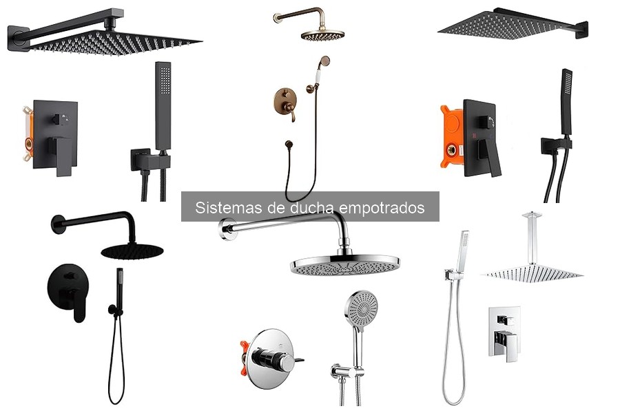 ** ¿Qué es un sistema de ducha empotrado? Características y ventajas