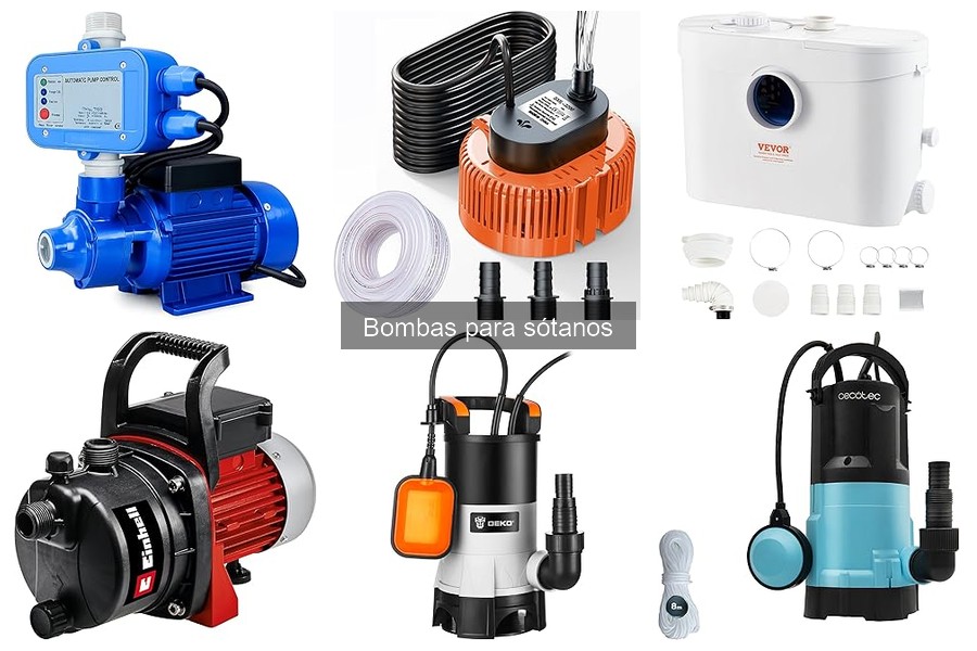 ¿Qué es una bomba para sótanos? Funciones y aplicaciones