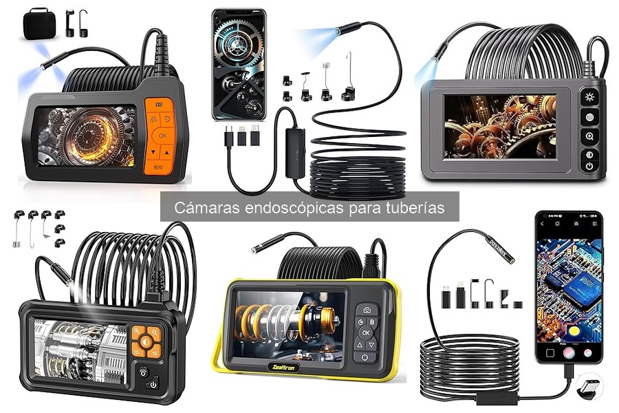 ¿Qué es una cámara endoscópica para tuberías?