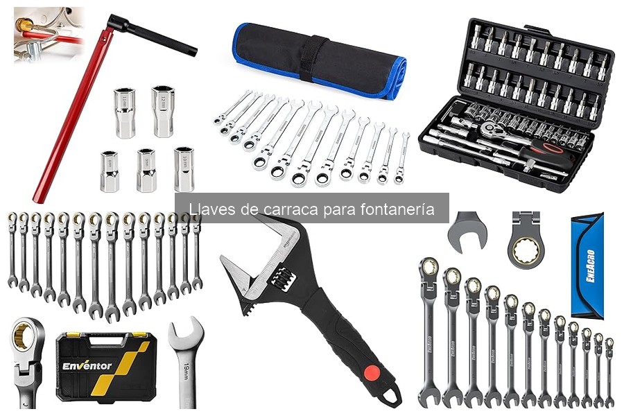 ¿Qué es una llave de carraca y su función en fontanería?