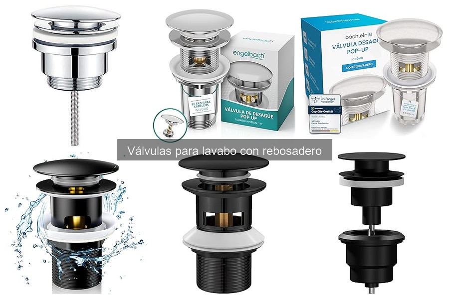 ¿Qué es una válvula para lavabo con rebosadero? Explicación completa
