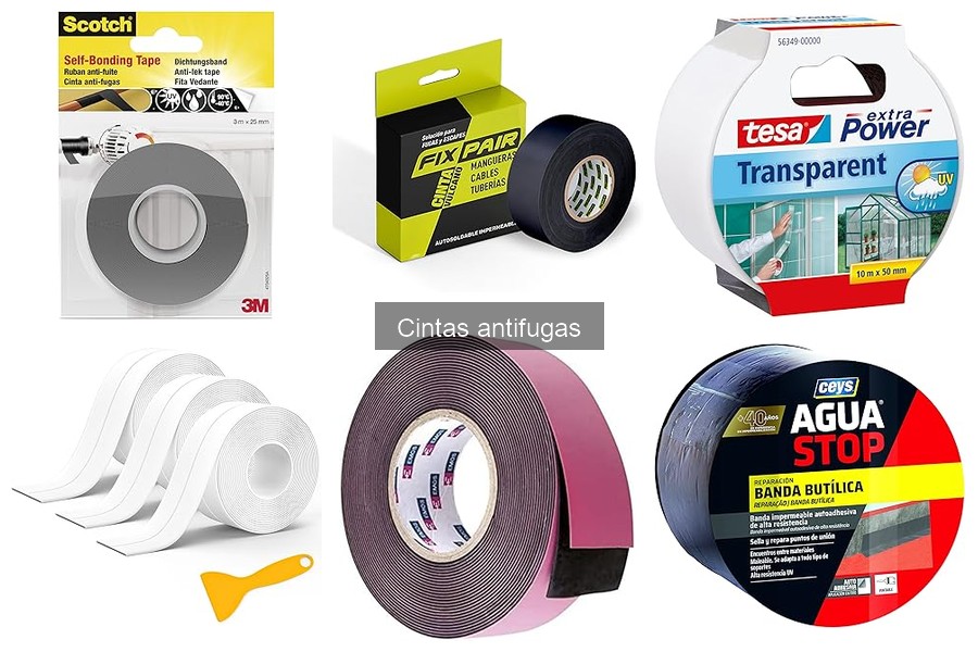 ¿Qué son las cintas antifugas? Todo lo que necesitas saber