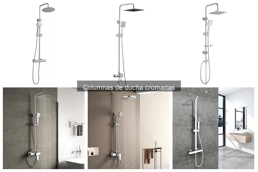 ¿Qué son las columnas de ducha cromadas? Características y Funciones