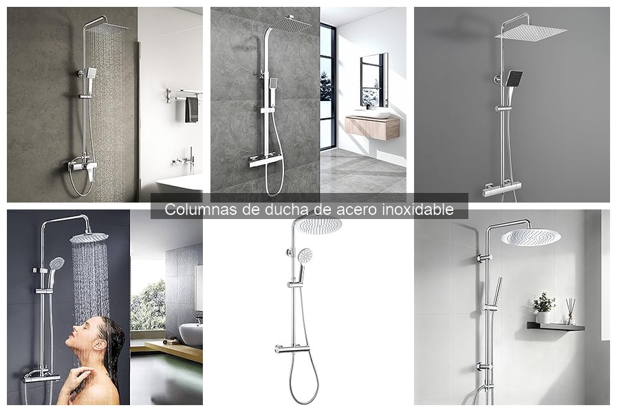 ¿Qué son las columnas de ducha de acero inoxidable?