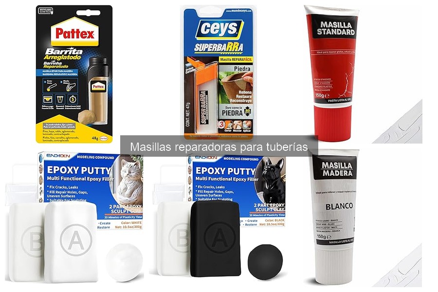 ¿Qué son las masillas reparadoras para tuberías?