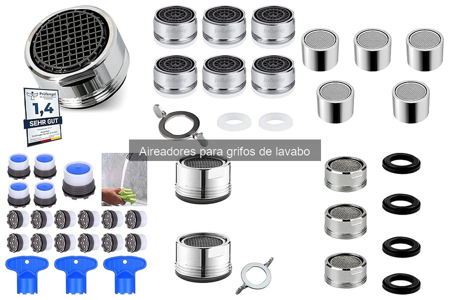 ¿Qué son los aireadores para grifos de lavabo?