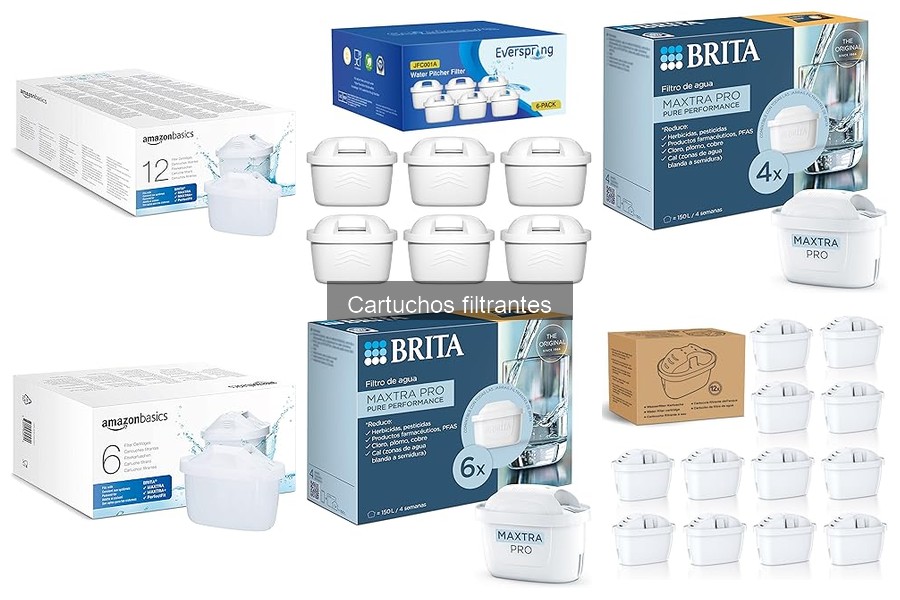 ¿Qué son los cartuchos filtrantes y su función en fontanería?