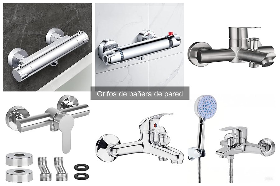 ** ¿Qué son los grifos de bañera de pared? Características y más