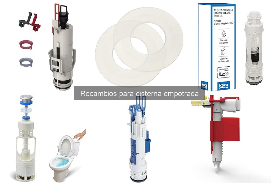 Recambios imprescindibles para cisternas empotradas