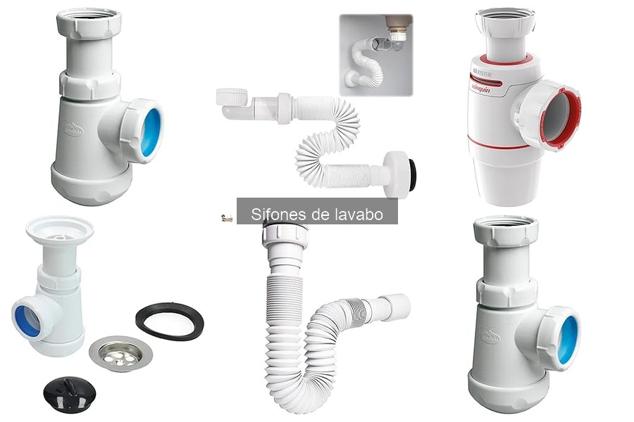Sifones de lavabo ideales para baños pequeños