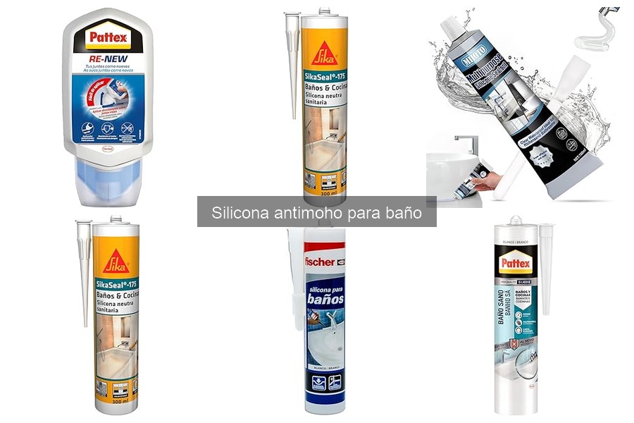 Silicona antimoho para baño: ¿qué es y para qué sirve?