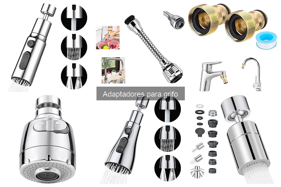 Soluciona problemas comunes con adaptadores para grifo