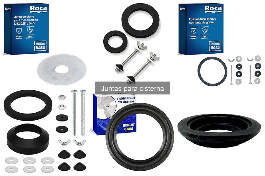 Soluciones para fuga en la junta de la cisterna