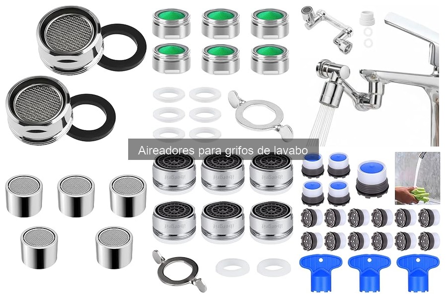 Tipos de aireadores para grifos de lavabo: guía completa