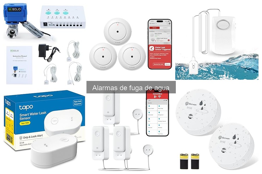 Tipos de alarmas de fuga de agua: guía completa