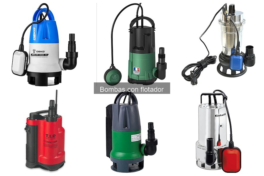 Tipos de bombas con flotador: Guía completa y características