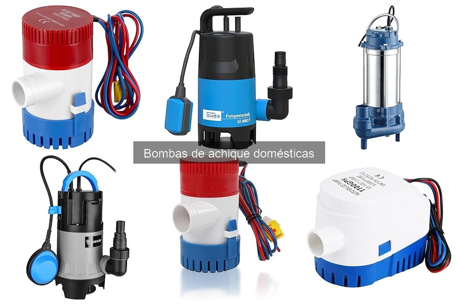 Tipos de bombas de achique domésticas: características y usos