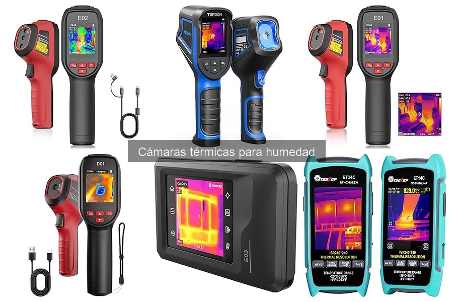 Tipos de cámaras térmicas para detectar humedad en casa