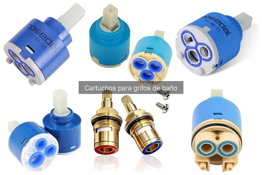 Tipos de cartuchos para grifos de baño: guía completa