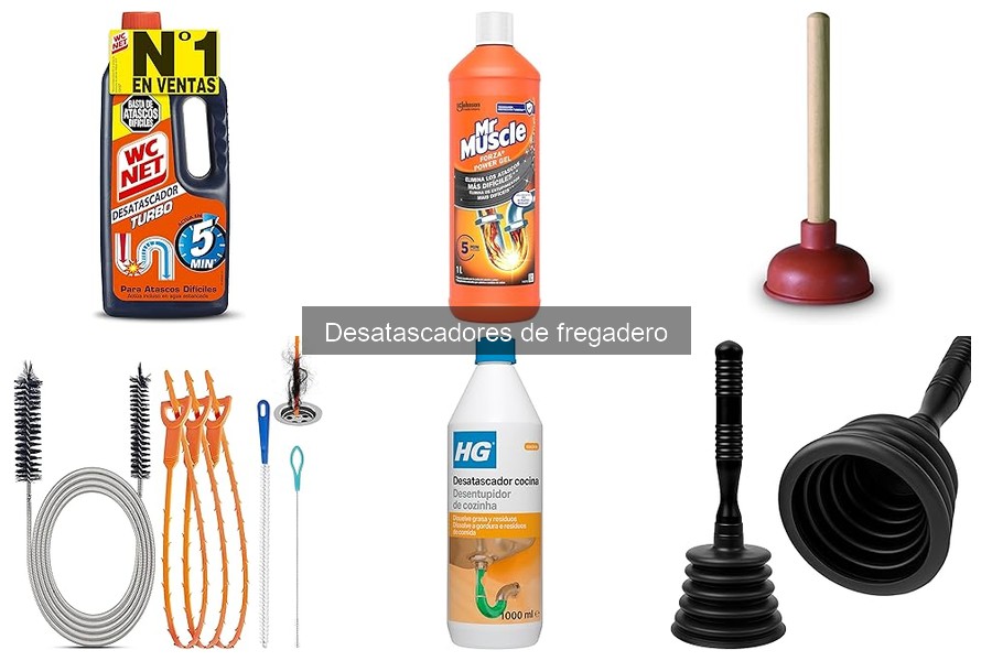 Tipos de desatascadores de fregadero: guía y características